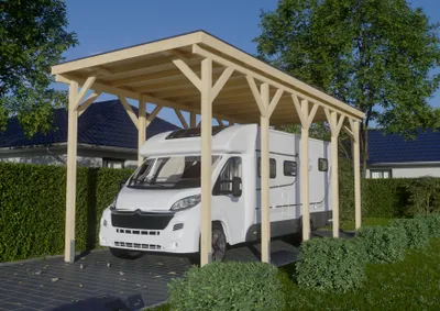Produktbild von Wohnmobil-Carport Malibu III 3,44x8,50 m