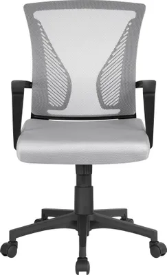 Produktbild von Yaheetech Bürostuhl Schreibtischstuhl ergonomischer Drehstuhl Chefsessel höhenverstellbar Sportsitz Mesh Netz Stuhl    Grau