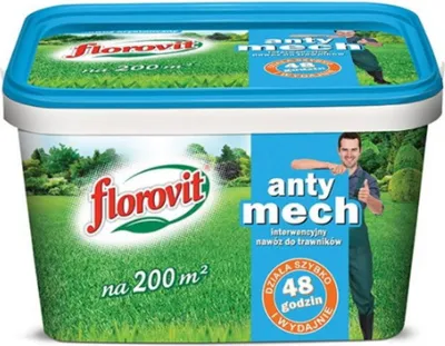 Obrázek produktu pro Florovit Intervenční hnojivo na trávník proti vodnímu kameni Kbelík 4 kg