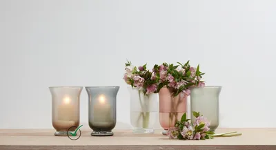 Produktbild von Windlicht  Essentials H 20 cm sortiert, braun
