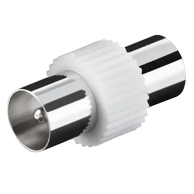 Immagine prodotto di goobay adattatore coassiale da spina coassiale a spina coassiale in plastica (sfuso)