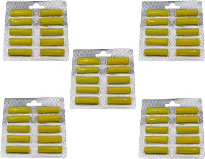 Produktbild von vhbw 50x Duftstäbchen für Staubsauger z.B. kompatibel mit AEG und vielen anderen Marken - Deo-Sticks, Zitronenduft