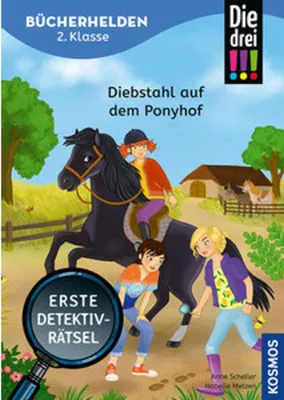 Immagine prodotto di Die drei !!!, Bücherhelden 2. Klasse, Diebstahl auf dem Ponyhof