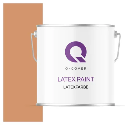 Produktbild von Latexfarbe  5 L Tee Innenfarbe Wandfarbe Deckenfarbe Klasse 3 Mattfarbe Scheuerfest Hohe Deckkraft