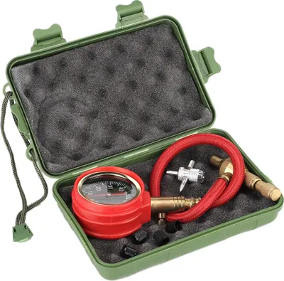 Image de Testeur de pression d'air portable à cadran pour pneu de voiture, haute précision