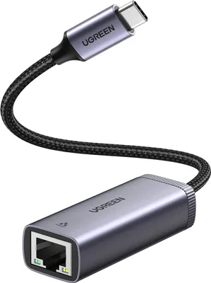 Image de Ugreen adaptateur réseau externe USB type C - RJ45 1Gbps (1000Mbps)