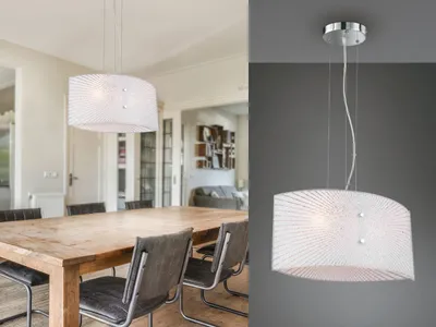 Immagine prodotto di Lampada a sospensione ELISA argento Trio 312200200