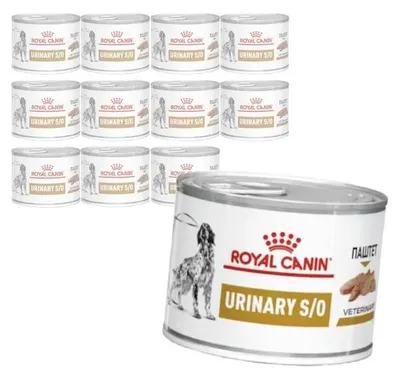 Zdjęcie produktu dla Royal Canin Veterinary Urinary S/O Loaf 12x200g Mokra Karma Pasztet Dla Psów Na Kamienie Struwitowe