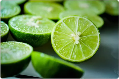 Produktbild von Küchenmatte 80x120 cm Vinylmatte Bodenmatte Dekoration - Limetten Obst