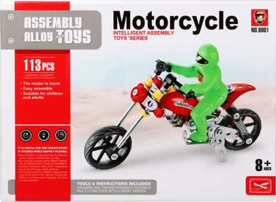 Zdjęcie produktu dla Zestaw konstrukcyjny motocykla 117585 (113 elementów)