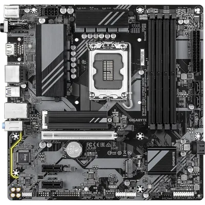 Image de Carte mère GIGABYTE B760M DS3H WIFI6E GEN5 - Supporte les CPU Intel Core 14th Gen, 6+2+1 Phases Digital VRM, jusqu'à 5600MHz DDR5, 2xPCIe 4.0 M.2, Wi-Fi 6E, 2.5GbE LAN, USB 3.2 Gen2