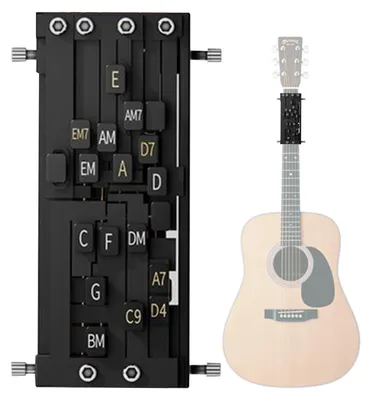 Produktbild von Elzusha – Kompakter Akkordtrainer für Gitarre, ideal für Anfänger