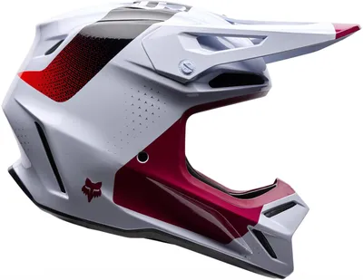 Produktbild von FOX V3 Tine Motocross Helm, weiß/pink/schwarz, XL