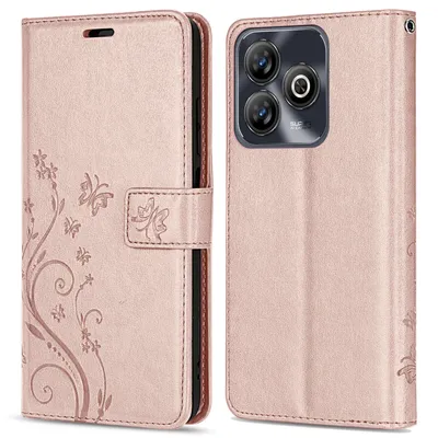 Produktbild von Hülle für ZTE Blade A75 Handy Tasche Handyhülle Hülle Schutzhülle Klapphülle Rosegold