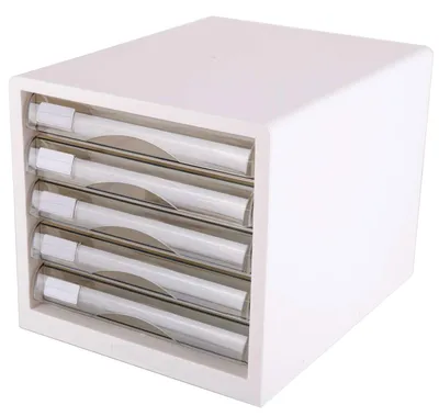Produktbild von DELI Schubladenbox A4 Kunststoff 27.5 x 34 x 26 cm weiß