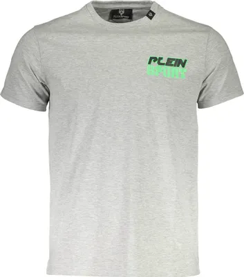 Produktbild von Plein Sport Herren KURZARM-T-SHIRT Grau TIPS104TN_3277B02_GRIGIO94GR : Größe - 2XL Größe: 2XL