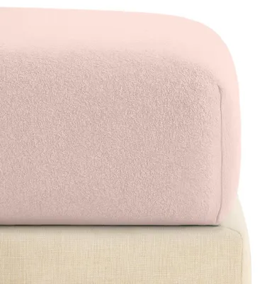Zdjęcie produktu dla Prześcieradło frotte z gumką 80x160x15 cm pudrowe