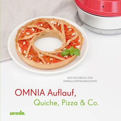 Produktbild von OMNIA Kochbuch- Auflauf, Quiche, Pizza & Co. Rezepte - Campingofen Rezeptbuch