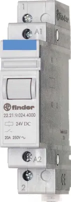 Image de Finder Relais d'installation 1S 20A 24VDC 22.21.9.024.4000