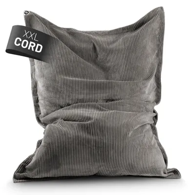 Immagine prodotto di Pouf LUMALAND Classic XXL Cord 380 L - 140 x 180 cm - con rivestimento lavabile