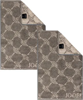 Produktbild von 2 Stück Joop! Gästetuch Cornflower 1611-70 Graphit 30x50