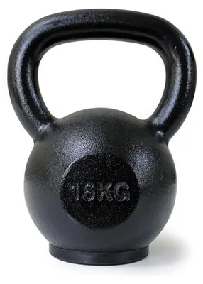 Zdjęcie produktu dla Solidchoice - Kettlebell o wadze 16 kg, idealny do wszechstronnego treningu fitness