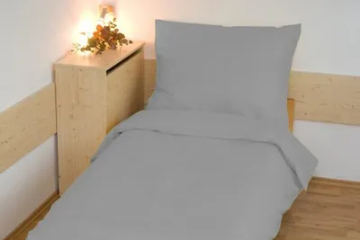 Immagine prodotto di Lino cotone UNI 140x200, 70x90cm grigio chiaro, chiusura a cerniera
