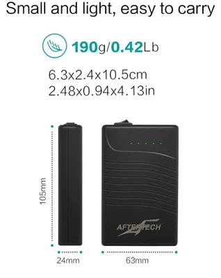 Produktbild von AFTERTECH Mini UPS POWERBANK Lithium-Akku 12 V 3000 mAh 36 Wh D4E1