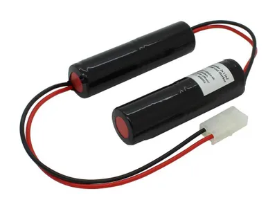 Zdjęcie produktu dla Akumulator do oświetlenia awaryjnego NiMH 4,8 V, 1800 mAh, 2 złącza L1x2 Sub-C z kablem o długości 200 mm i wtyczką