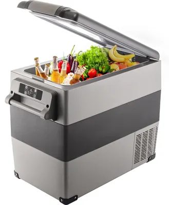 Image de Mini-réfrigérateur - Réfrigérateur pour voiture - Glacière portable à compresseur - Congélateur électrique - pour camping - voiture