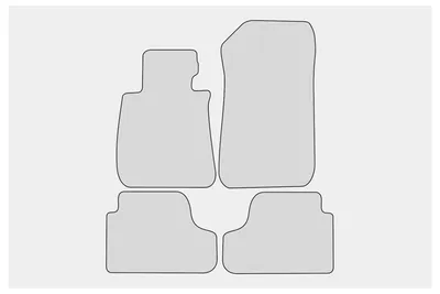 Produktbild von Premium Fußmatten passend für BMW 3er E93 Cabrio Bj. 2007-2013, Naht:Blau