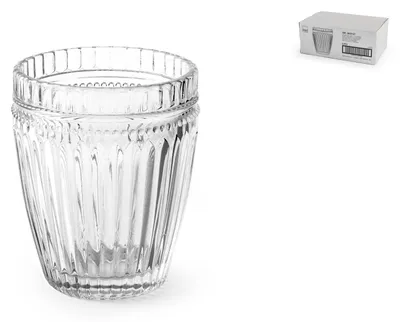 Produktbild von H&H Set mit 6 transparenten Gänseblümchengläsern cc270