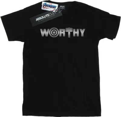 Produktbild von Marvel - "Avengers Endgame Worthy" T-Shirt für Herren BI9431 (4XL) (Schwarz)