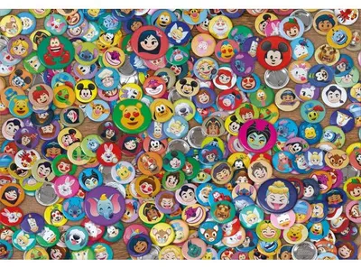 Image de Puzzle impossible les amis de disney 1000 pieces - collection mickey et minnie - clementoni - 39830