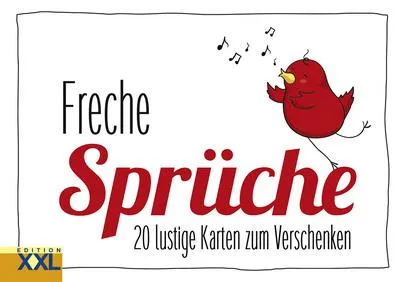 Produktbild von Freche Sprüche - Geschenkkartenbuch