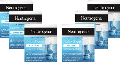 Produktbild von Neutrogena Hydro Boost Gesichtscreme Aqua Hyaluron ölfrei parfümfrei 6x 50ml