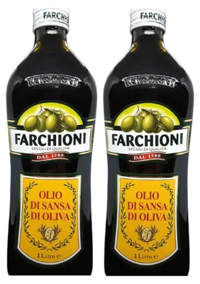 Image de Huile d'olive Sansa pour la cuisson, lot de 2 bouteilles de 1 l - Farchioni