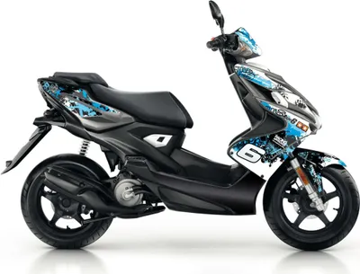Produktbild von Stage6 Blau/Schwarz Grafikset für Yamaha Aerox nach 2013