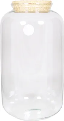 Produktbild von INNA-Glas Vorratsglas ZAJI mit Korkdeckel, klar, 43 cm, Ø 23 cm - Aufbewahrungsglas