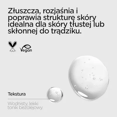 Zdjęcie produktu dla Tonik złuszczający do twarzy z 7% kwasem glikolowym 250 ml