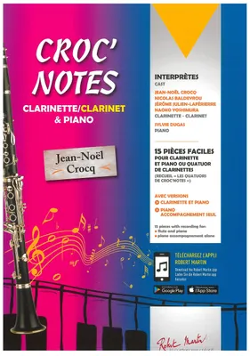 Productafbeelding van Partituur voor klarinet en piano