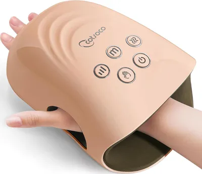 Produktbild von Handmassagegerät – 3 Massageaufsätze, kabelloses Handmassagegerät mit Wärme- und Druckfunktion zur Linderung von Arthritis und Karpaltunnelsyndrom, Geschenk für Männer, Frauen, Familie und Freunde