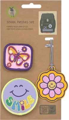 Produktbild von Lässig School Patches Set Flowers
