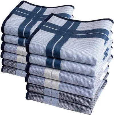 Produktbild von Famanu Taschentücher aus 100% Baumwolle - 6er Set in sanften Farben