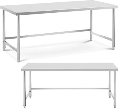 Zdjęcie produktu dla Stół Blat Roboczy Centralny Stalowy 200 X 90 Cm Do 100 Kg
