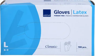 Produktbild von Latex-Handschuhe Large ungepudert 4389, 100 St HAS