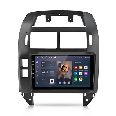 Produktbild von Carplay Android 15 Autoradio Für VW Polo 9N 2001-2009 GPS Navi WIFI BT FM DAB+ DSP 2GB+32GB