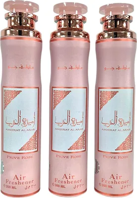 Produktbild von Raumspray Raumduft Set Lufterfrischer Ameerat Al Arab Prive Rose 3x300ml=900ml