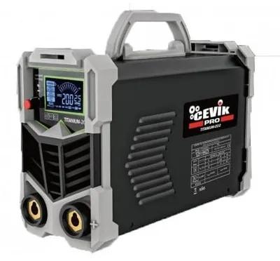 Zdjęcie produktu dla Spawarka inwertorowa MMA/TIG - 20-200 amperów - 6 kg - do spawania elektrodami otulonymi i stali nierdzewnej