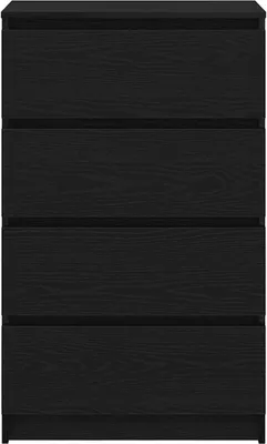 Produktbild von Möbel Sideboard Schwarz Eichen-Optik 60x35x98,5 cm Holzwerkstoff - Kommoden 861992